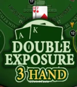 Hình ảnh game Blackjack 3 Hand Double Exposure tại 123win44